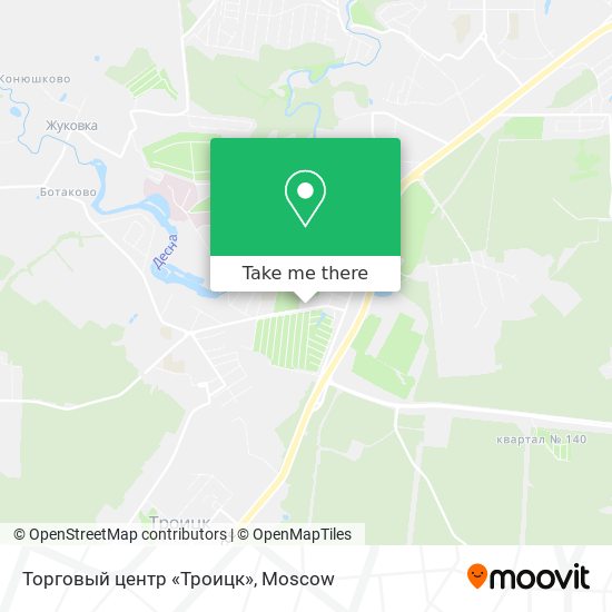 Торговый центр «Троицк» map