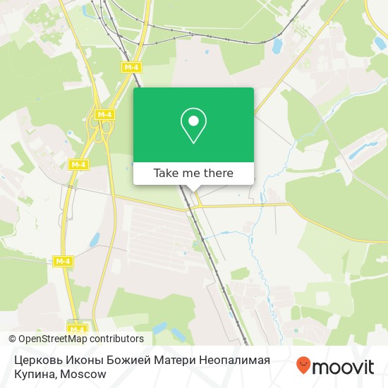 Церковь Иконы Божией Матери Неопалимая Купина map