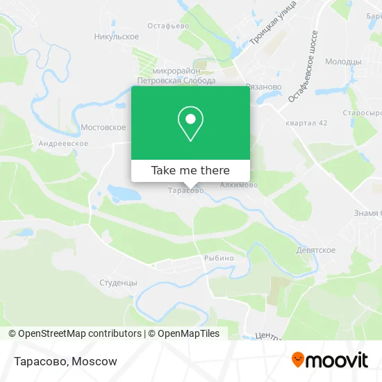 Тарасово map