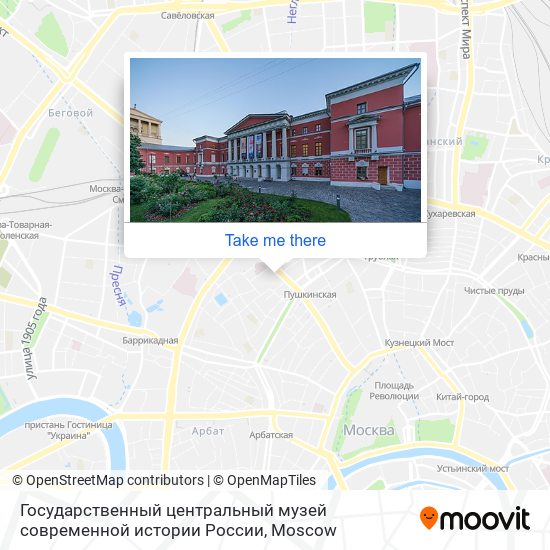 Государственный центральный музей современной истории России map