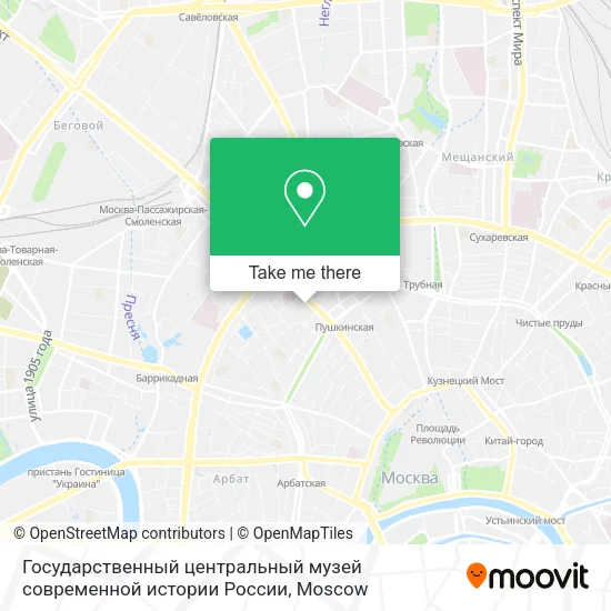 Государственный центральный музей современной истории России map