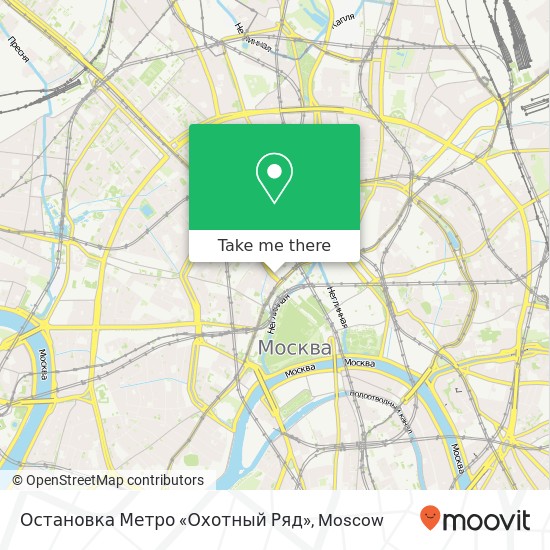 Остановка Метро «Охотный Ряд» map