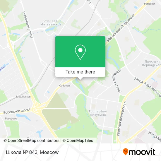 Школа № 843 map