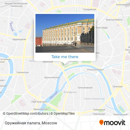 Оружейная палата map