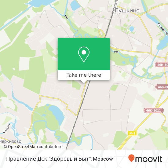 Правление Дск "Здоровый Быт" map