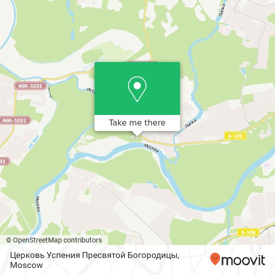 Церковь Успения Пресвятой Богородицы map