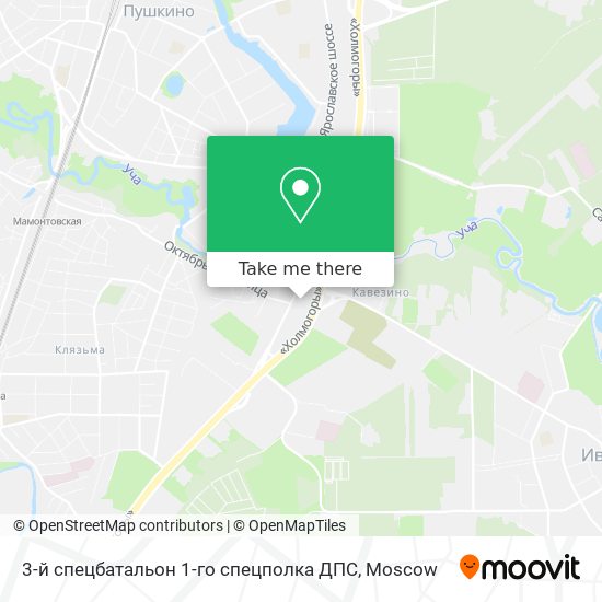 3-й спецбатальон 1-го спецполка ДПС map