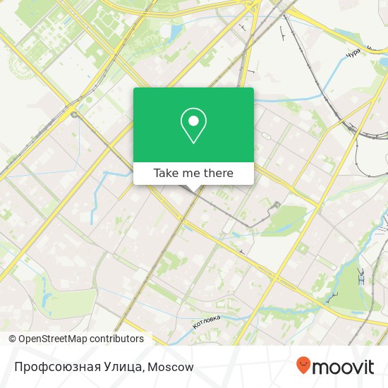 Профсоюзная Улица map