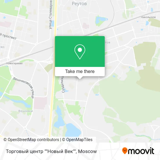 Торговый центр ""Новый Век"" map