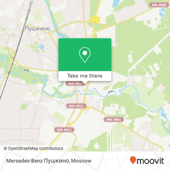 Mersedes-Benz Пушкино map