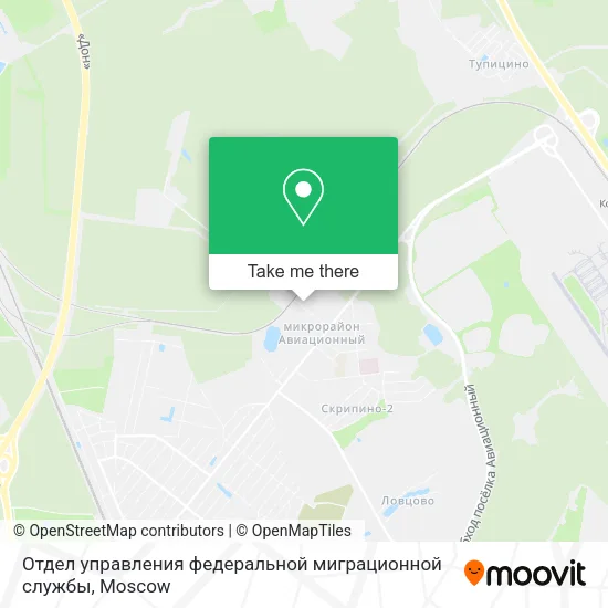 Отдел управления федеральной миграционной службы map
