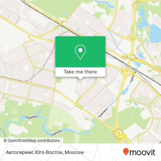 Автогермес Юго-Восток map