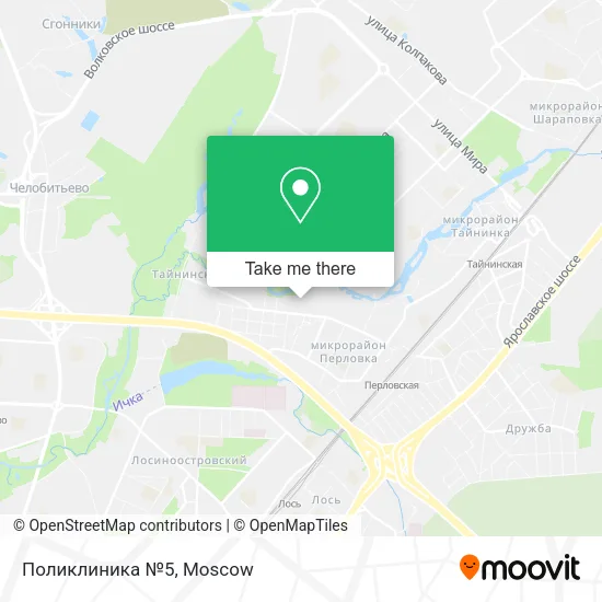 Поликлиника №5 map