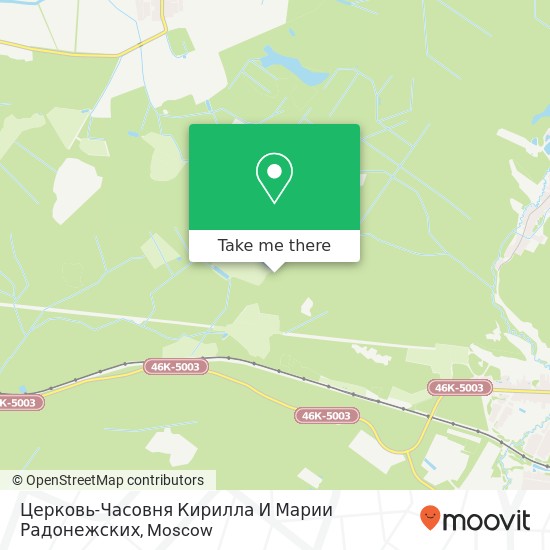 Церковь-Часовня Кирилла И Марии Радонежских map