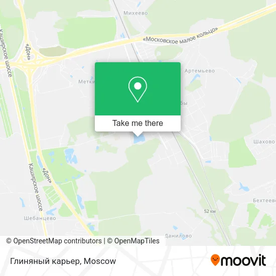 Глиняный карьер map