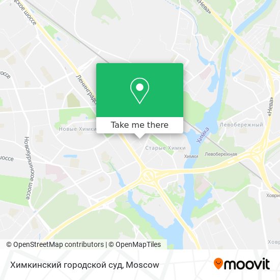 Химкинский городской суд map