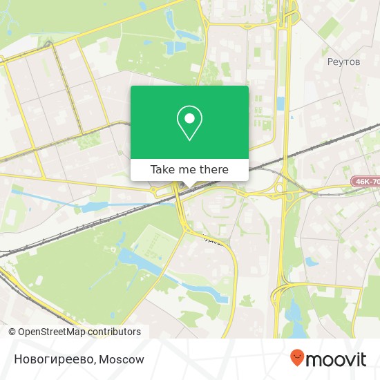 Новогиреево map