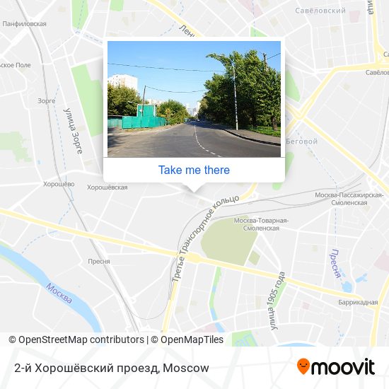 2-й Хорошёвский проезд map