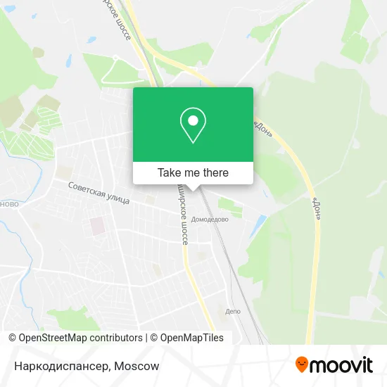 Наркодиспансер map