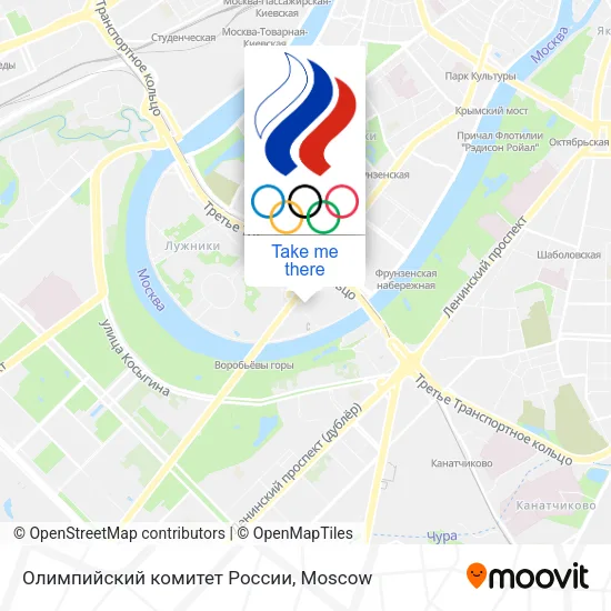 Олимпийский комитет России map