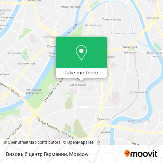 Визовый центр Германии map