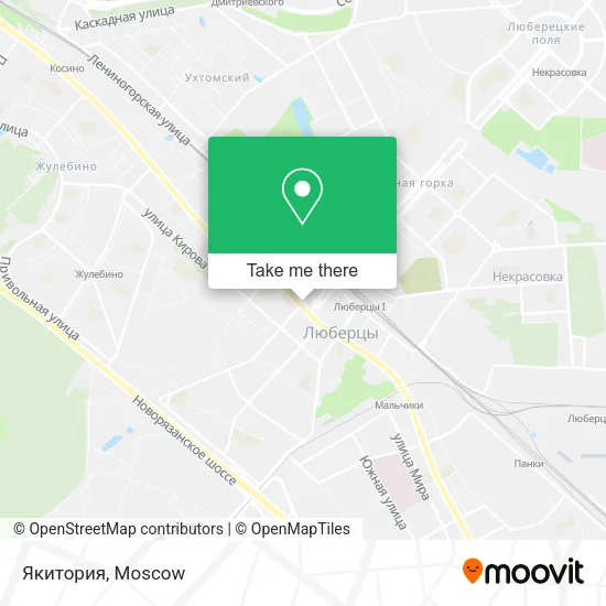 Якитория map