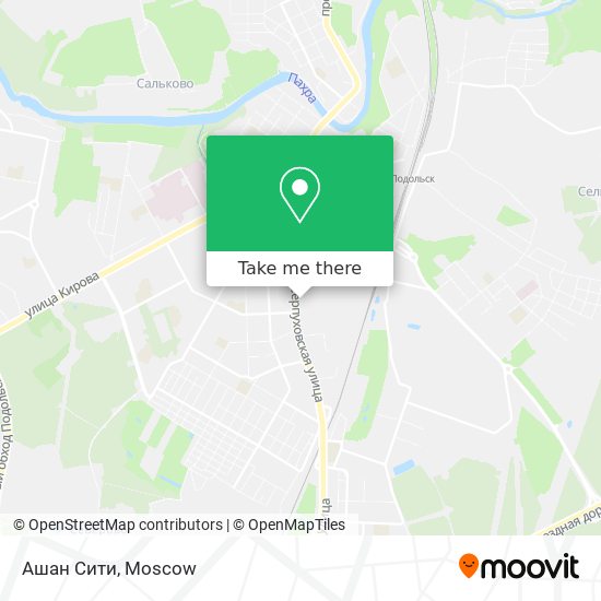 Ашан Сити map