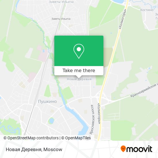 Новая Деревня map