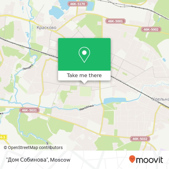 "Дом Собинова" map