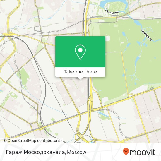 Гараж Мосводоканала map