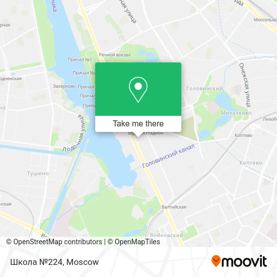 Школа №224 map