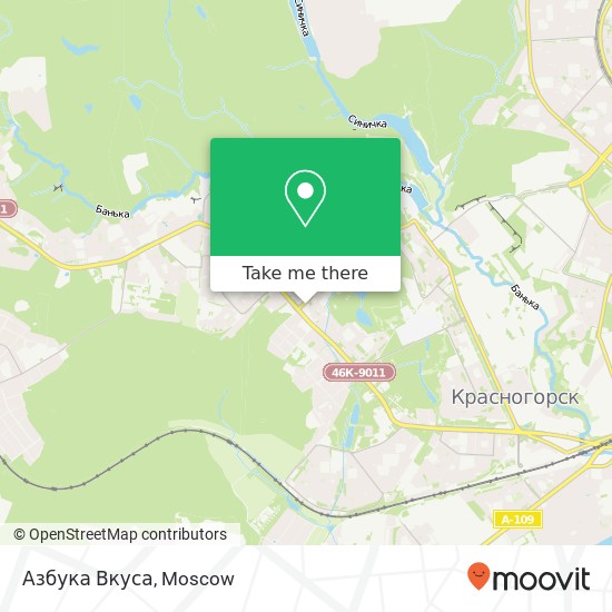 Азбука Вкуса map