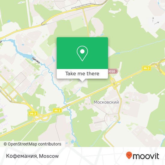 Кофемания map