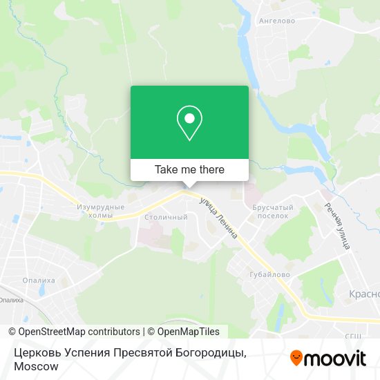 Церковь Успения Пресвятой Богородицы map