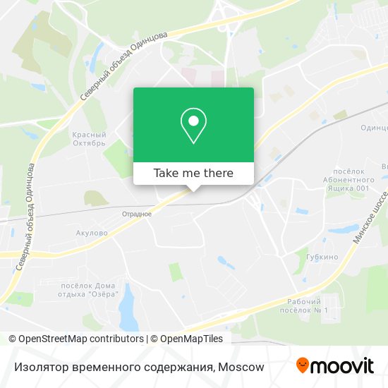 Изолятор временного содержания map