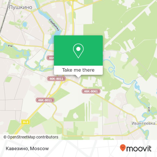 Кавезино map