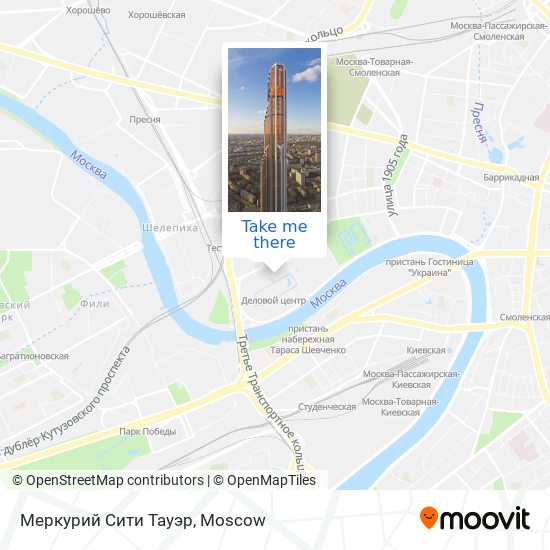 Меркурий Сити Тауэр map