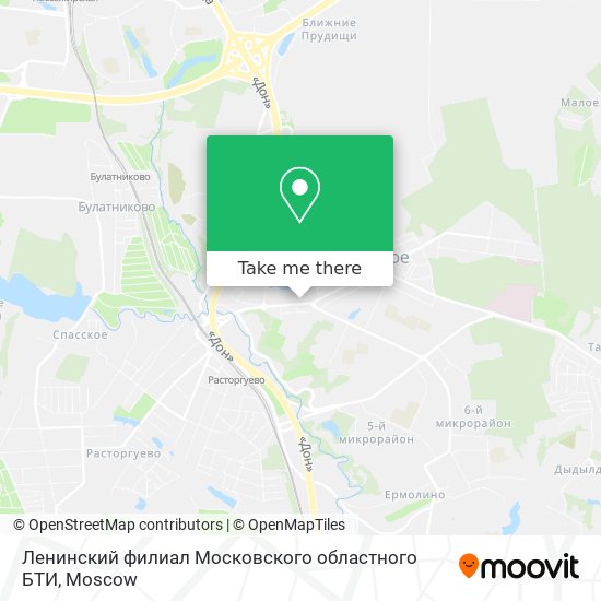 Ленинский филиал Московского областного БТИ map