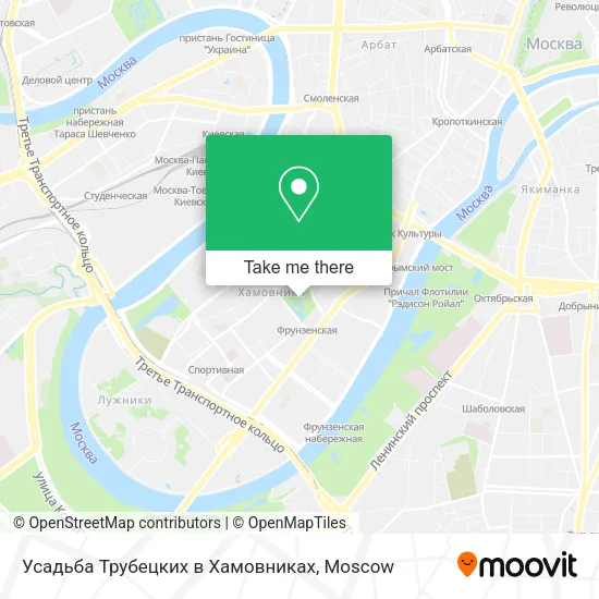 Усадьба Трубецких в Хамовниках map