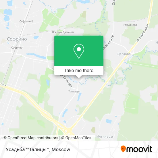 Усадьба ""Талицы"" map