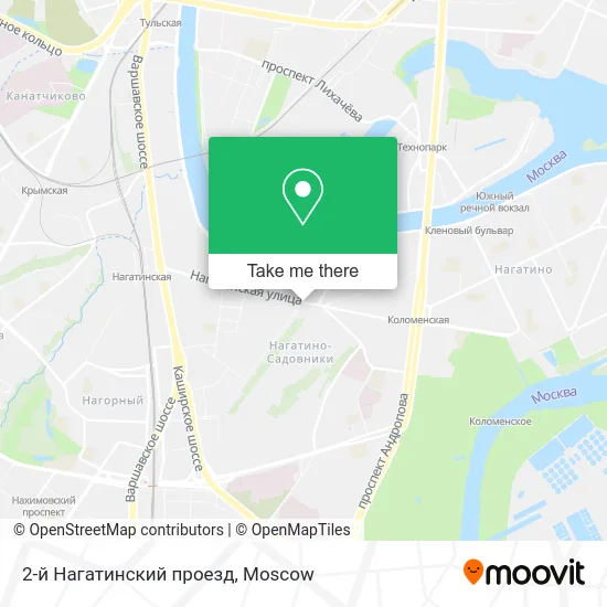 2-й Нагатинский проезд map