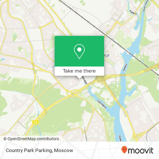 Country Park Parking map