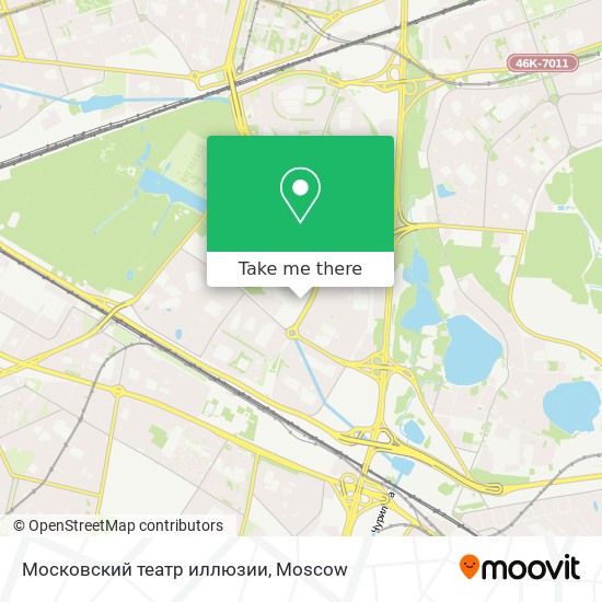 Московский театр иллюзии map