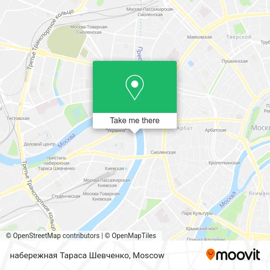 набережная Тараса Шевченко map