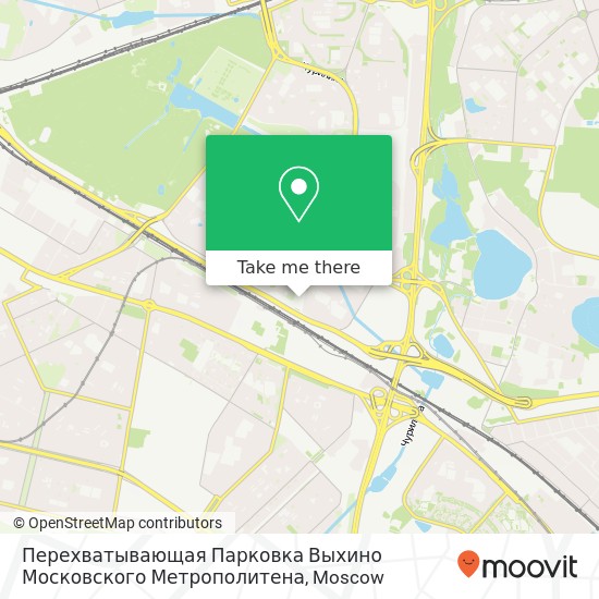 Перехватывающая Парковка Выхино Московского Метрополитена map