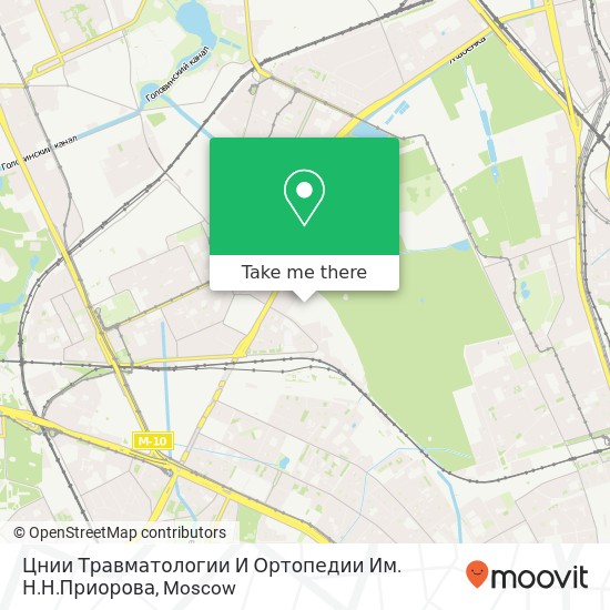 Цнии Травматологии И Ортопедии Им. Н.Н.Приорова map