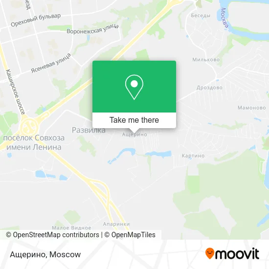 Ащерино map