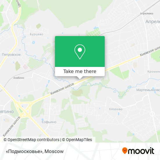 «Подмосковье» map