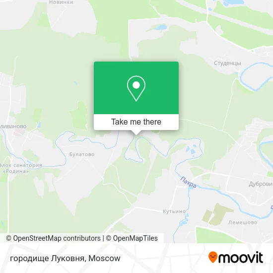 городище Луковня map