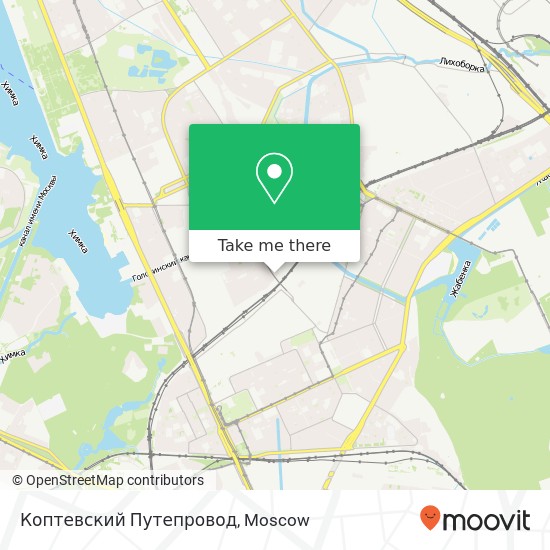 Коптевский Путепровод map